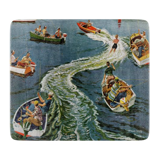 Een Wake van Ben Kimberly Pins Snijplank (Voorkant)