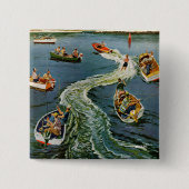 Een Wake van Ben Kimberly Pins Vierkante Button 5,1 Cm (Voorkant)