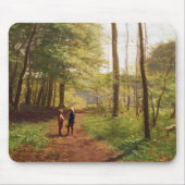 Een Walk in het bos Muismat (Voorkant)