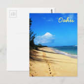 Een Walk op Oahu Briefkaart (Voorkant / Achterkant)