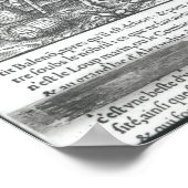 Een walvis aansluiten poster (Hoek)