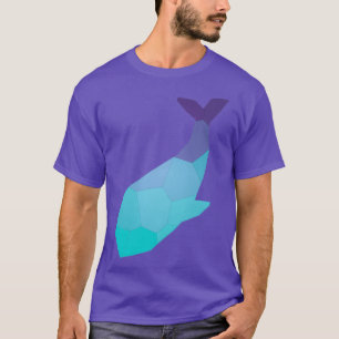 Een walvis die drijft in de gletsjer t-shirt