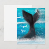 Een walvis informatiekaartje (Voorkant / Achterkant)