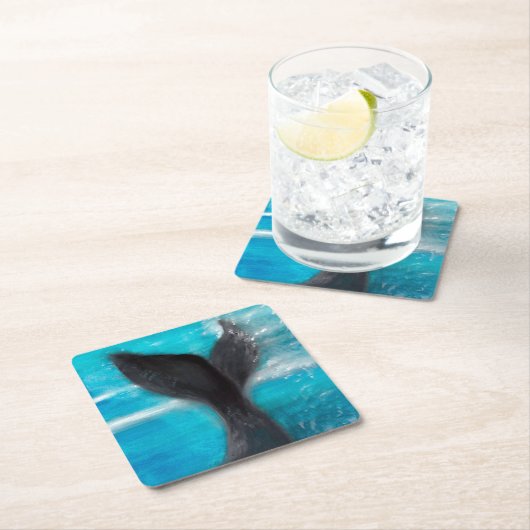 Een walvis kartonnen onderzetters (Insitu)