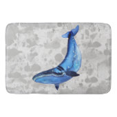 Een walvis op de textuur van het Grunge Papier met Badmat (Voorkant)