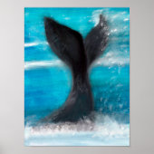 Een walvis poster (Voorkant)