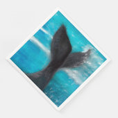 Een walvis servet (Hoek)