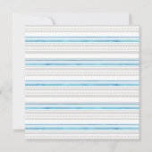 Een walvis van een jongen Baby shower Schattige Aq Kaart (Achterkant)