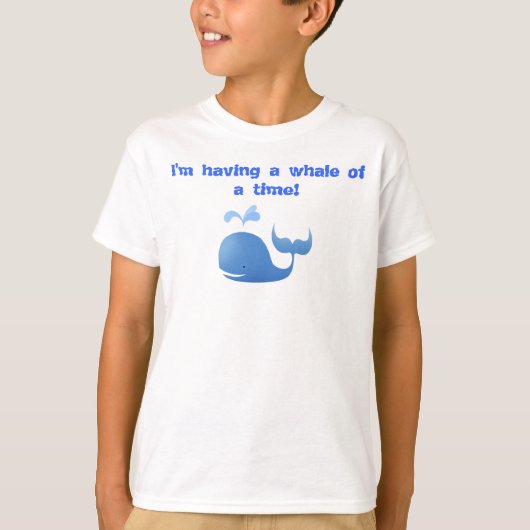 Een walvis van een T-shirt (Voorkant)