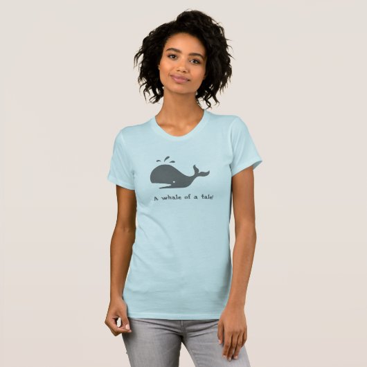 Een walvis van een verhaal! t-shirt (Voorkant volledig)
