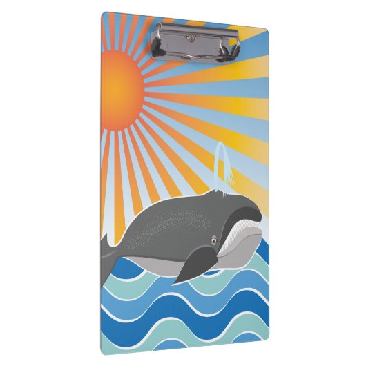 Een walvis voor een goede tijd klembord (Rechts)