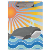 Een walvis voor een goede tijd klembord (Voorkant)