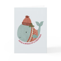 Een walvis voor kerstmis hebben