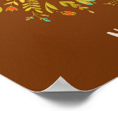 Een wanddruk op vier dagen hebben | Fox Wall Print (Hoek)