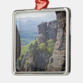 Een wandeling door Belogradchik Castle Ruins Metalen Ornament (Links)