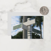 Een wandeling door de bewoners strand notitiekaartje (Voorkant / Achterkant in situ)