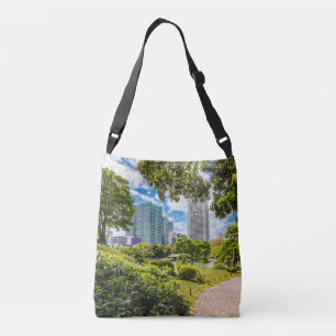 Een wandeling door Hama Rikyu tuinen, Tokio Crossbody Tas