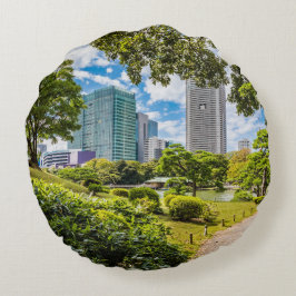 Een wandeling door Hama Rikyu tuinen, Tokio Rond Kussen