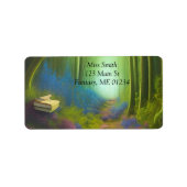 Een wandeling door het gekantelde hout etiket (Voorkant)