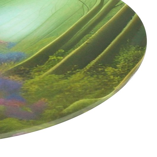 Een wandeling door het gekantelde hout snijplank (Hoek)