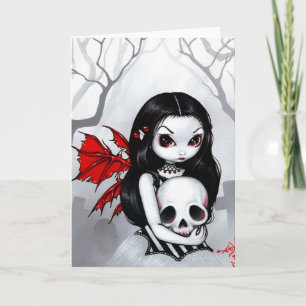 Een wandeling door het kerkhof Wenskaart Kaart