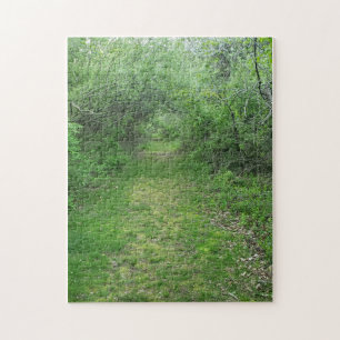 Een wandeling in bomen legpuzzel