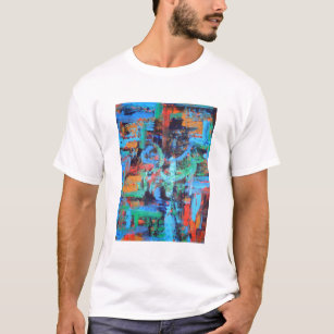 Een wandeling in de Abstracte kunst met bosbedekki T-shirt