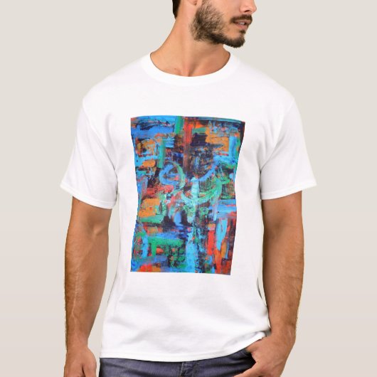 Een wandeling in de Abstracte kunst met bosbedekki T-shirt (Voorkant)