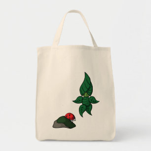 Een wandeling in de bossen boodschappentas tote bag