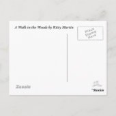 Een wandeling in de Bossen Briefkaart (Achterkant)