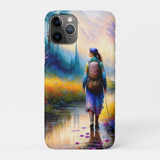 Een wandeling in de Bossen kunstwerk Case-Mate iPhone Case (Achterkant)
