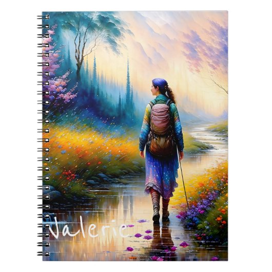 Een wandeling in de Bossen kunstwerk Notitieboek (Voorkant)