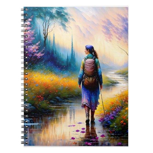 Een wandeling in de Bossen kunstwerk Notitieboek (Voorkant)