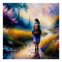 Een wandeling in de Bossen kunstwerk