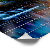 Een wandeling in de Bossen kunstwerk Perfect Poster (Hoek)