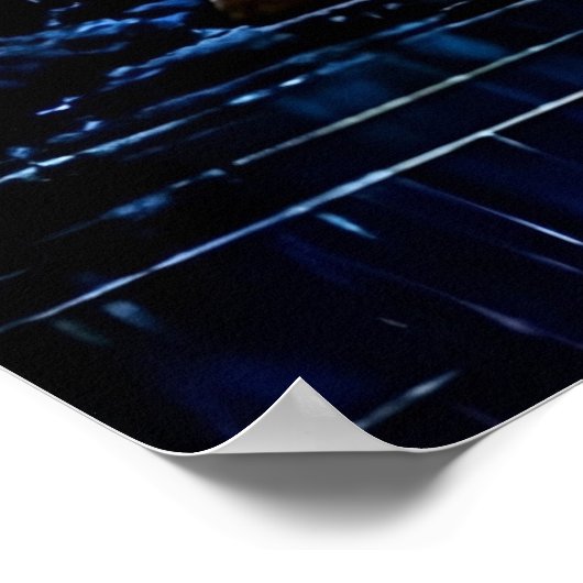 Een wandeling in de Bossen kunstwerk Poster (Hoek)