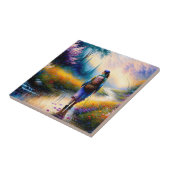 Een wandeling in de Bossen kunstwerk Tegeltje (Zijkant)