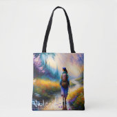 Een wandeling in de Bossen kunstwerk Tote Bag (Voorkant)
