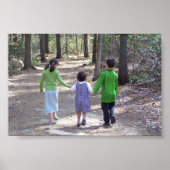 Een wandeling in de bossen poster (Voorkant)