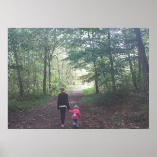 Een wandeling in de Bossen Poster