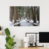 Een wandeling in de Bossen Poster (Thuiskantoor)