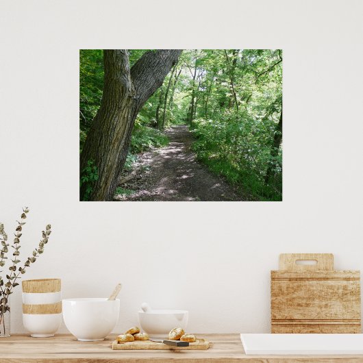 Een wandeling in de bossen poster (Keuken)