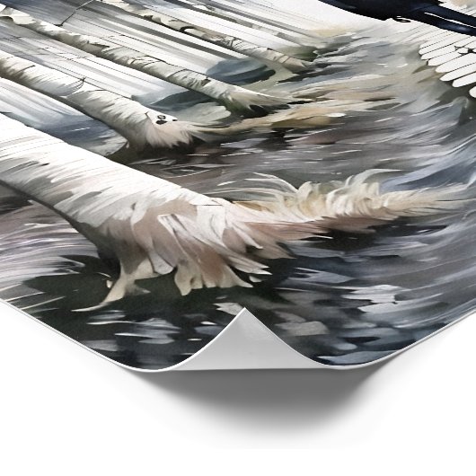 Een wandeling in de bossen poster (Hoek)