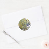 Een wandeling in de Bossen Ronde Sticker (Envelop)