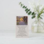 Een wandeling in de Lichte St. Francis Memorial Ka Visitekaartje (Staand voorkant)