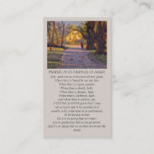 Een wandeling in de Lichte St. Francis Memorial Ka Visitekaartje (Voorkant)