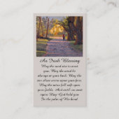 Een wandeling in de Light Memorial Kaart Visitekaartje (Voorkant)