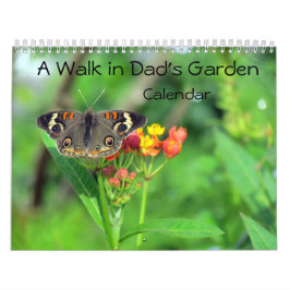 Een wandeling in de tuin van papa kalender
