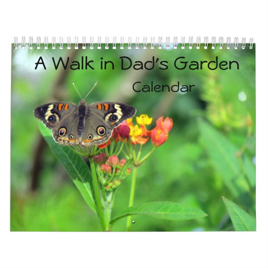 Een wandeling in de tuin van papa kalender (Hoes)