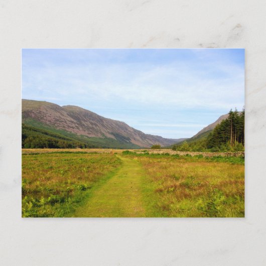 een wandeling in de vallei briefkaart (Voorkant)